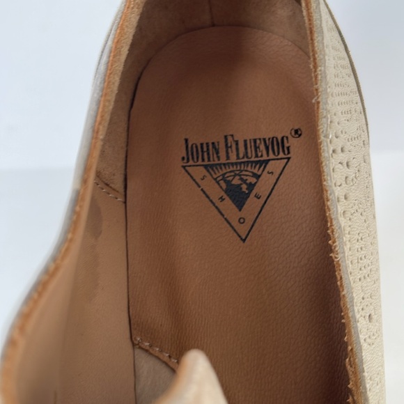 John Fluevog Vintage Floral Leather Booties Block Heel Size 7.5 Rare Art Deco - Picture 3 of 11